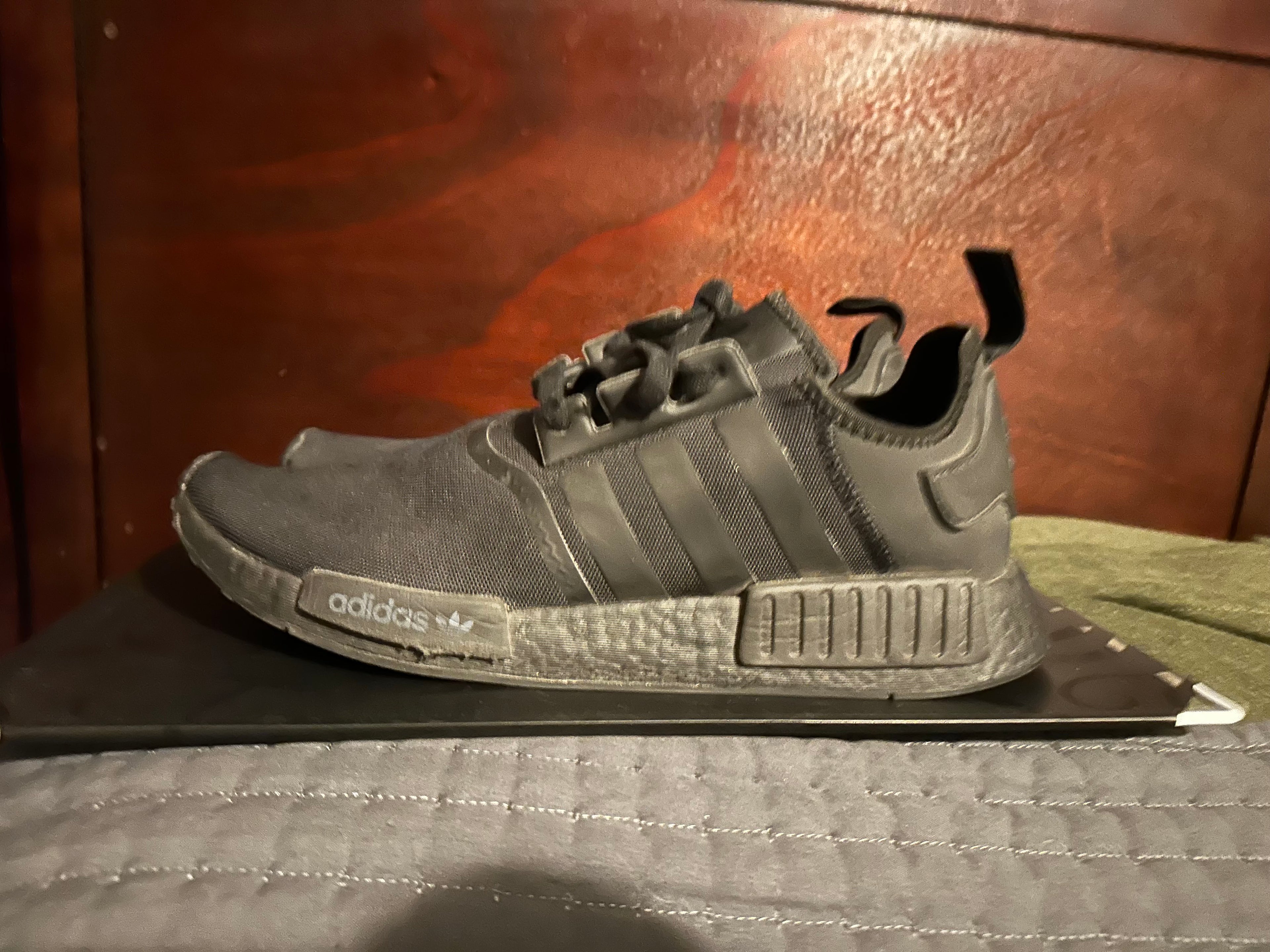 Size 14 - adidas NMD R1 Triple Black 2021