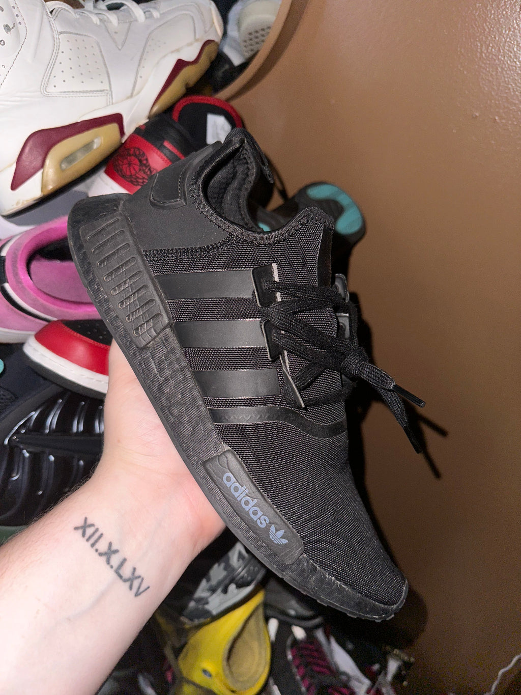 Size 14 - adidas NMD R1 Triple Black 2021